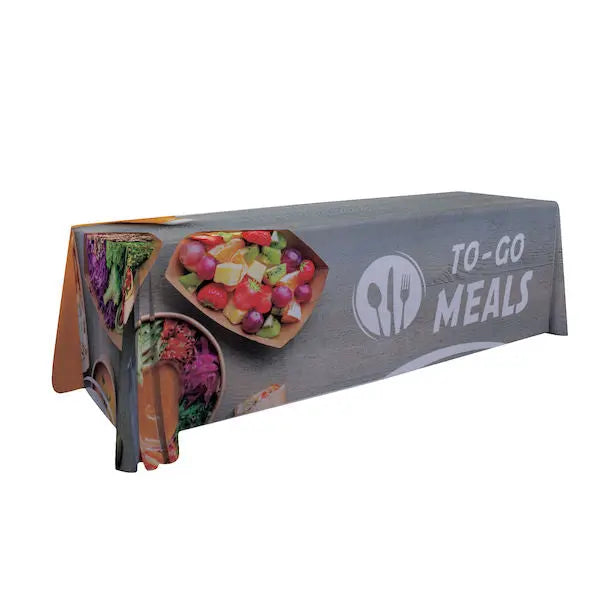 Printed Table Throw - Wrinkle Resistant DoTradeshow