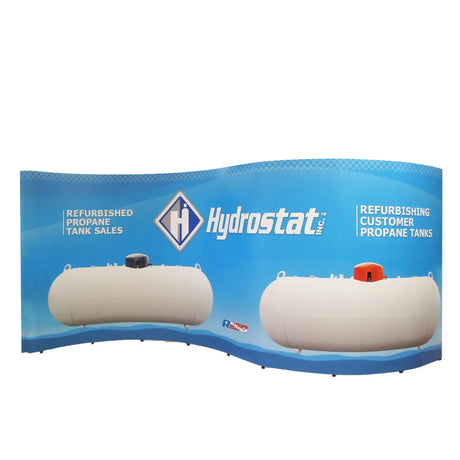 20 Ft Serpentine Pop Up Display DoTradeshow