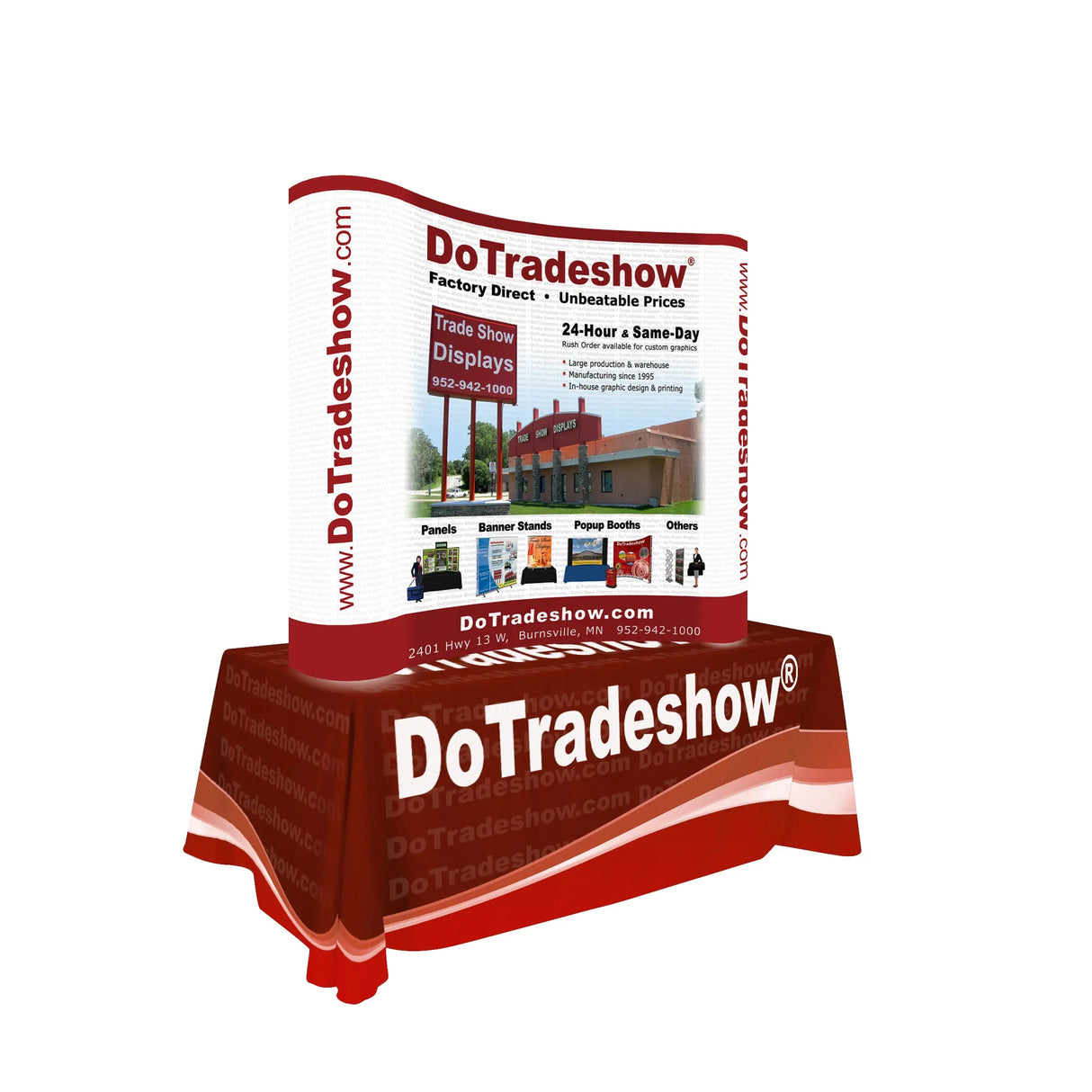 6 Ft Tabletop Pop Up Display DoTradeshow