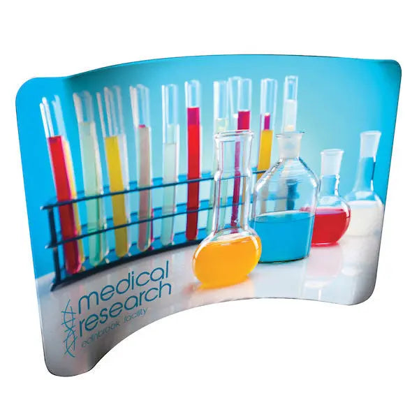 8 Ft EZ-Zip Display - Curved DoTradeshow