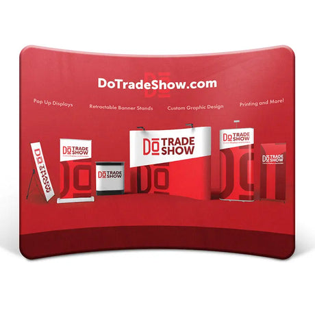 10 Ft EZ-Zip Display - Curved DoTradeshow