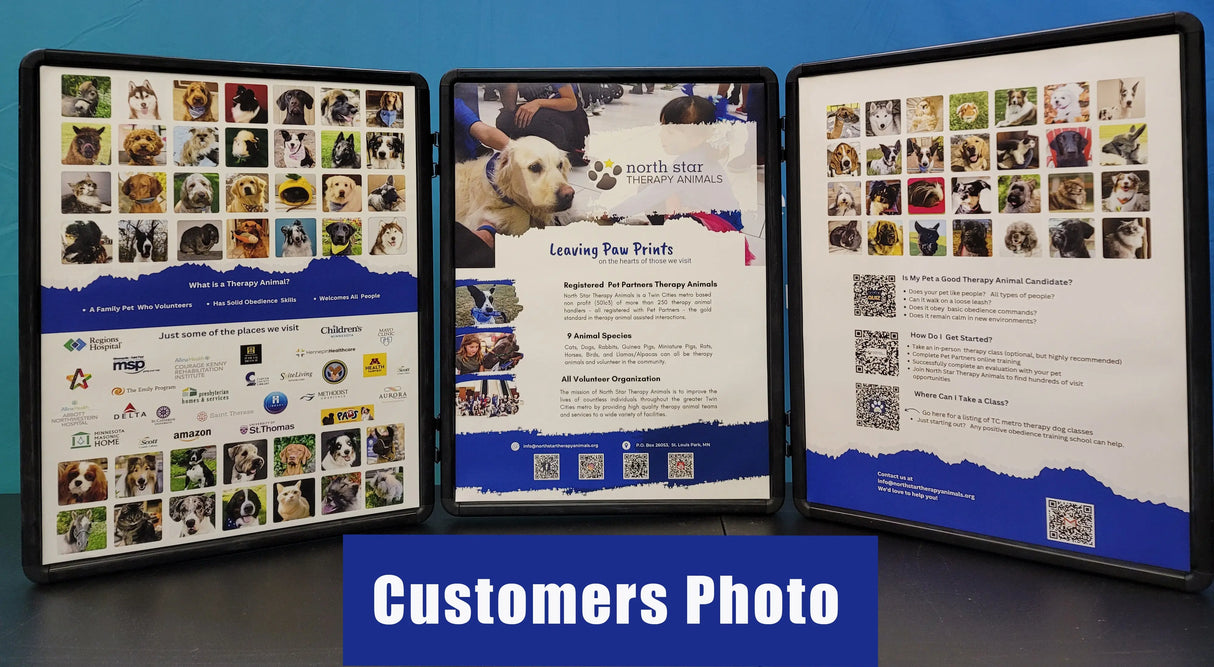 4ft Show N Write Board with Graphics DoTradeshow