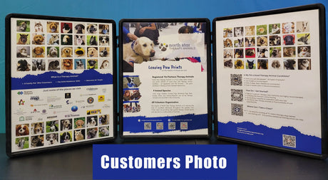 4ft Show N Write Board with Graphics DoTradeshow