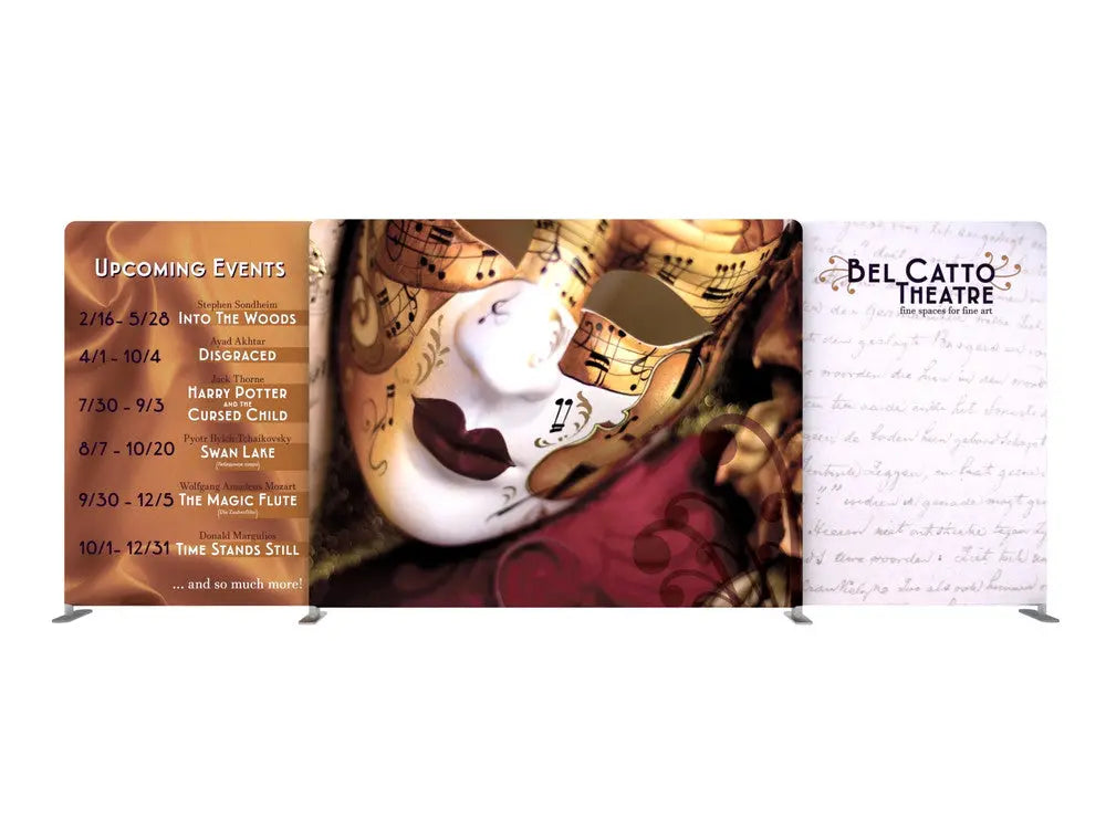 20ft EZ-Tube Connect Back-Lit Configuration A DoTradeshow