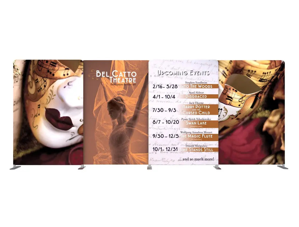 20ft EZ-Tube Connect Back-Lit Configuration B DoTradeshow