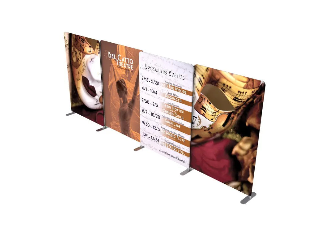 20ft EZ-Tube Connect Back-Lit Configuration B DoTradeshow