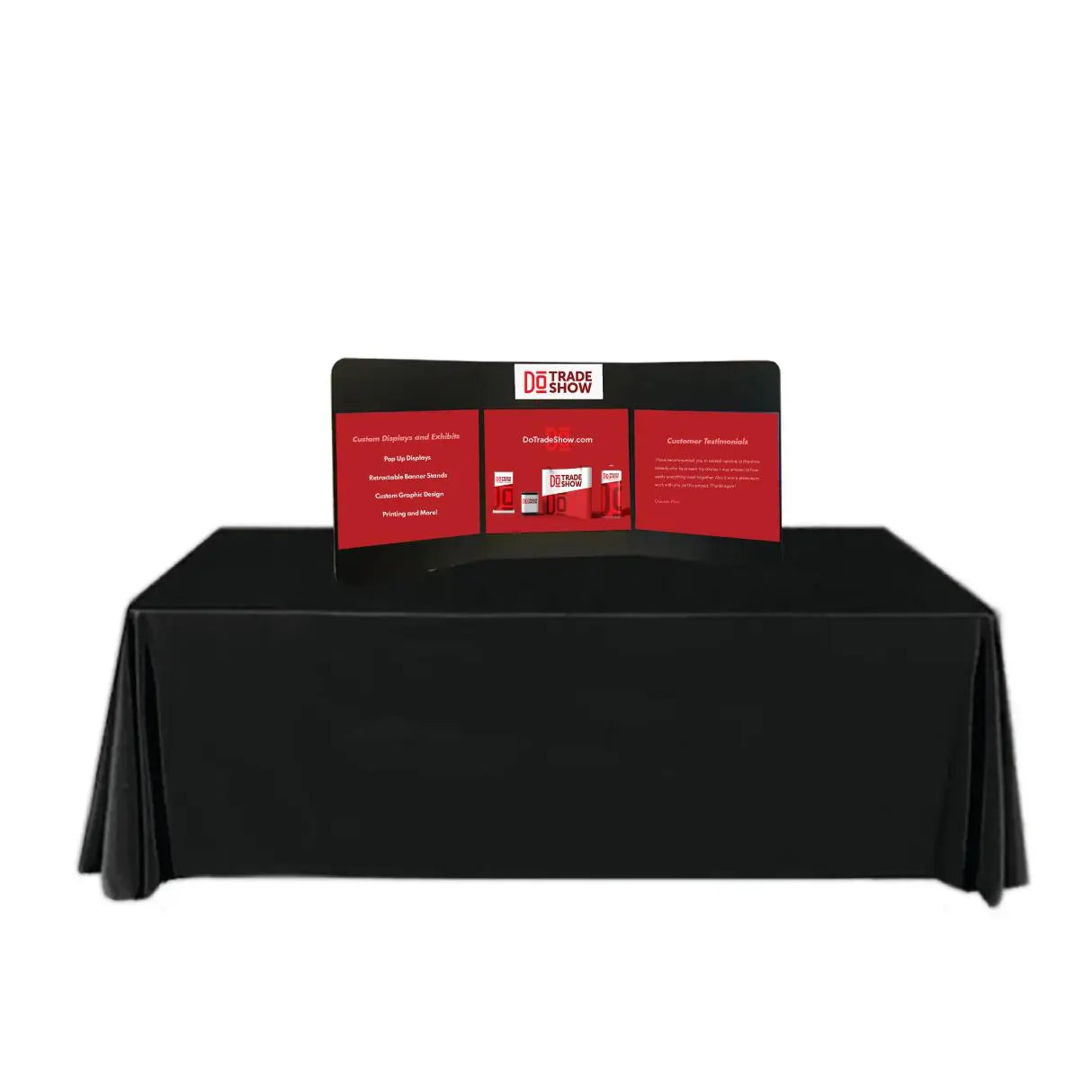 Economy Tabletop Display Board & Graphic Options DoTradeshow