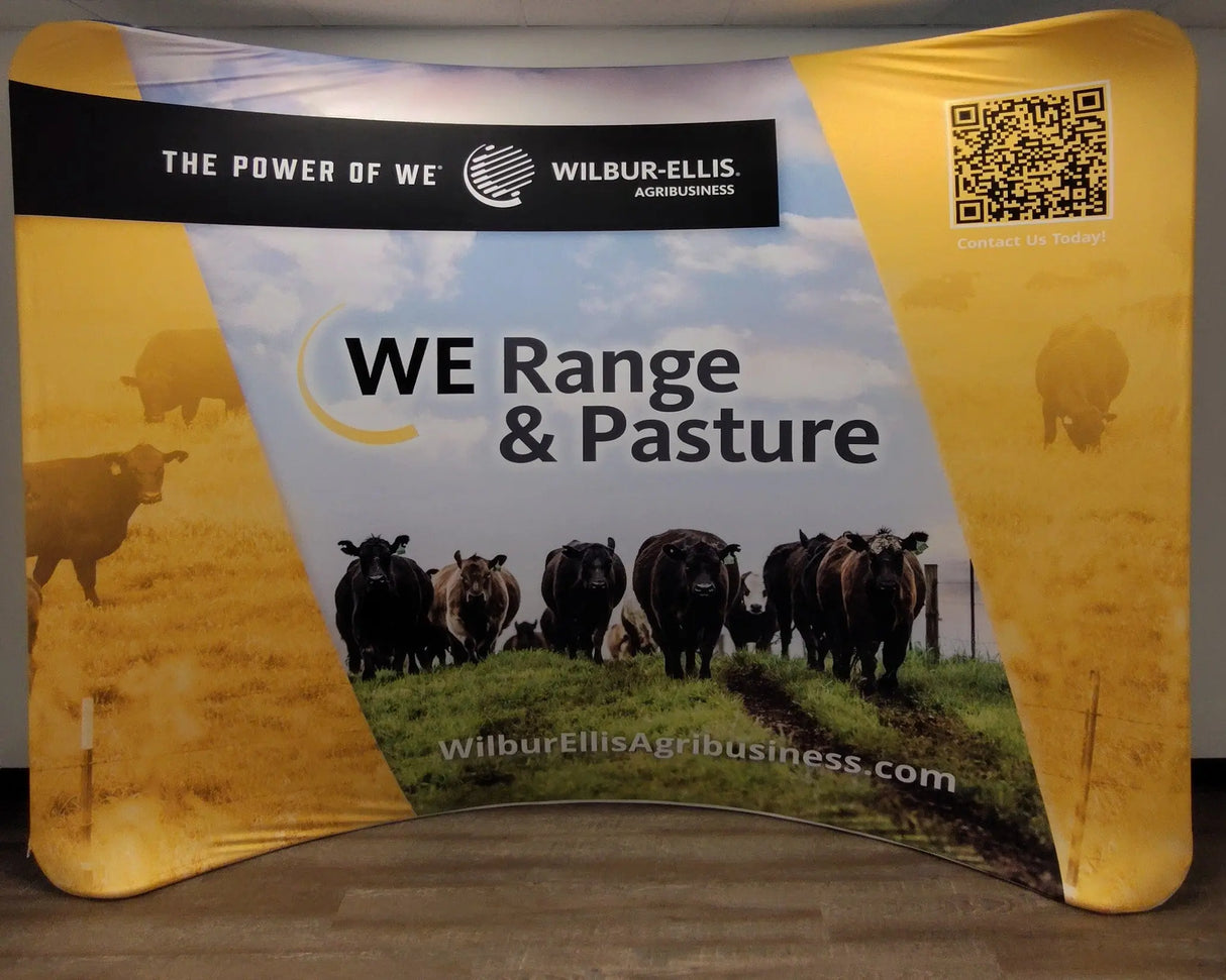 10 Ft EZ-Zip Display - Curved DoTradeshow