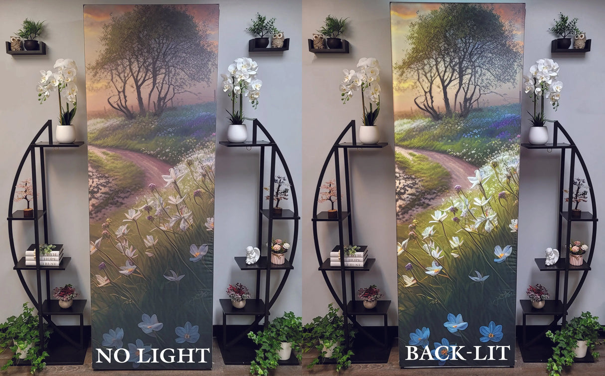 2.5 x 7.5 Light Wall Display DoTradeshow