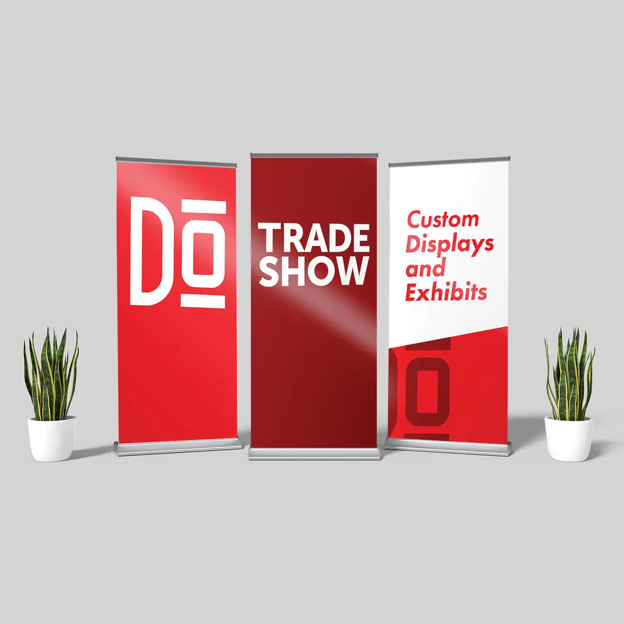 SilverStep - Triple Banner Display DoTradeshow