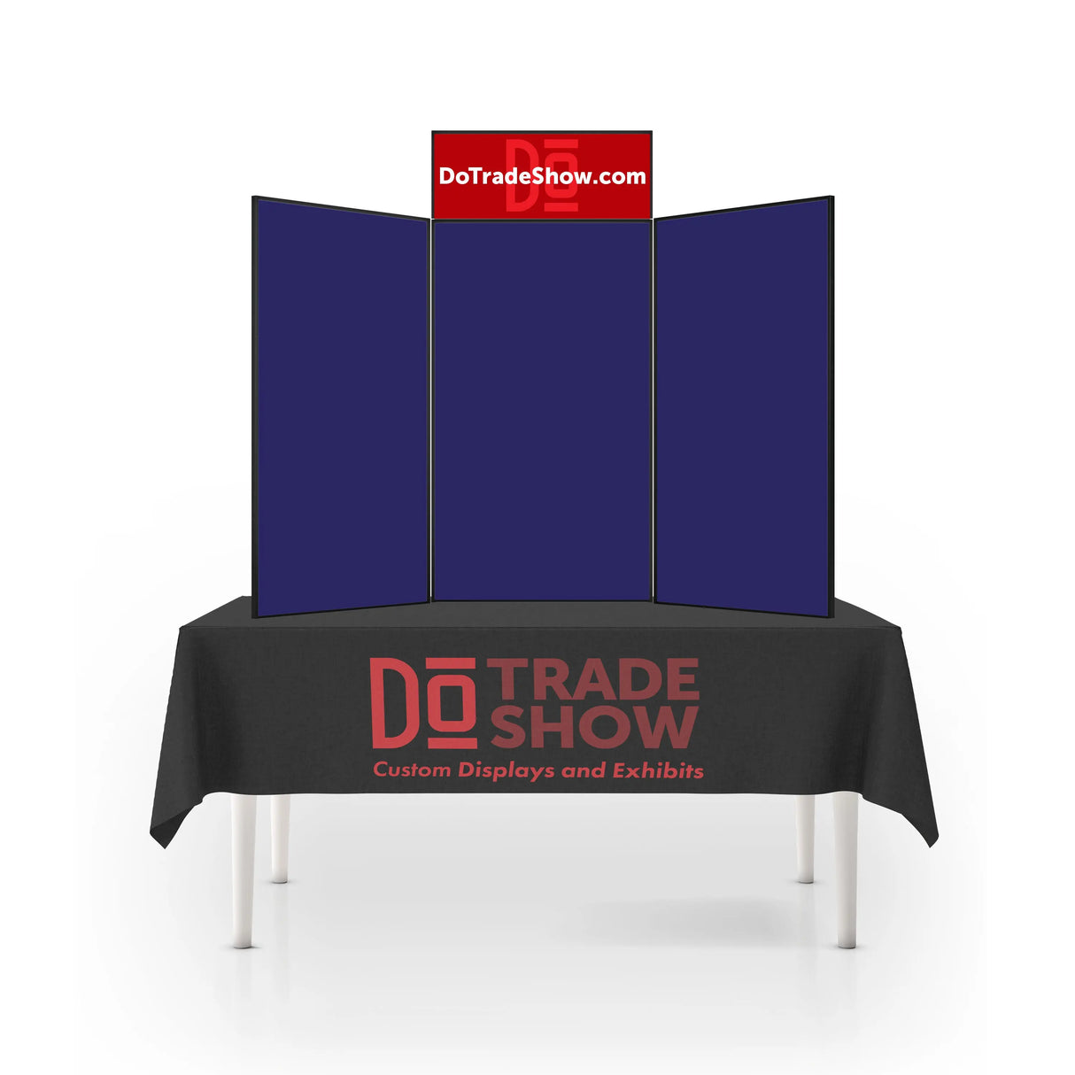 Graphic Header for Hook-and-Loop Folding Panel Display DoTradeshow