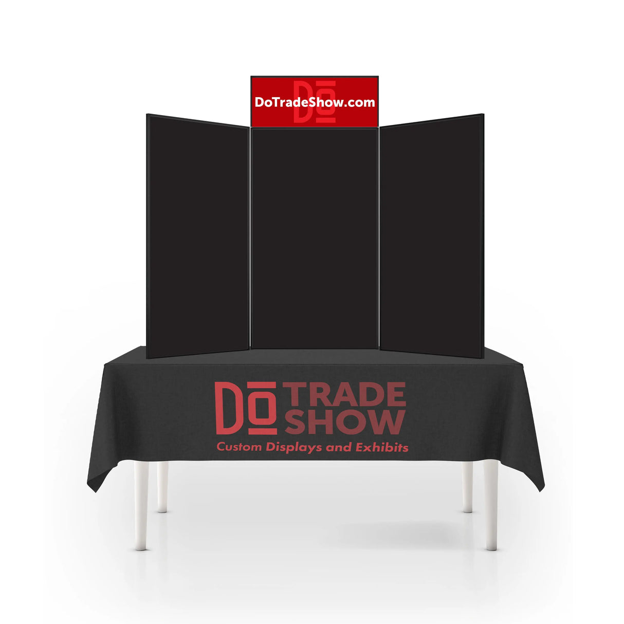 Graphic Header for Hook-and-Loop Folding Panel Display DoTradeshow