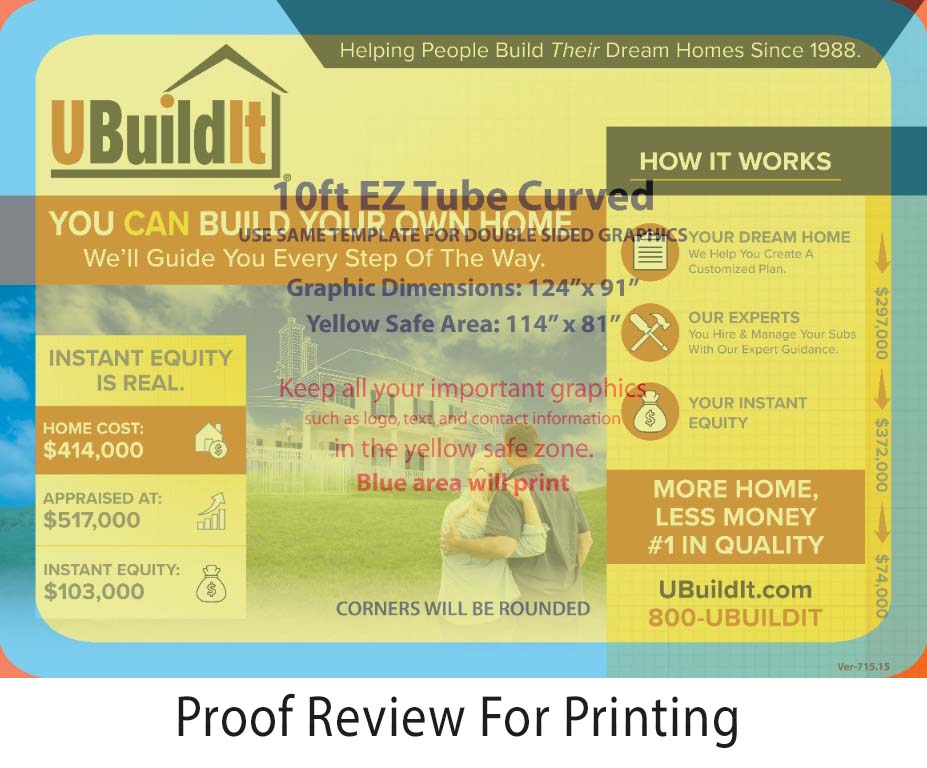 10 Ft EZ-Zip Display - UBuildIt