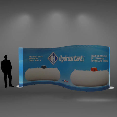 20 Ft Serpentine Pop Up Display - Do Tradeshow - Custom Trade Show Displays and Booths in Minnesota