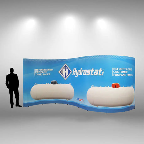 20 Ft Serpentine Pop Up Display - Do Tradeshow - Custom Trade Show Displays and Booths in Minnesota