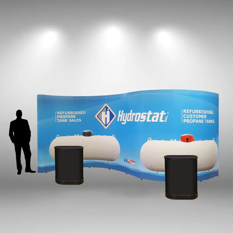 20 Ft Serpentine Pop Up Display - Do Tradeshow - Custom Trade Show Displays and Booths in Minnesota