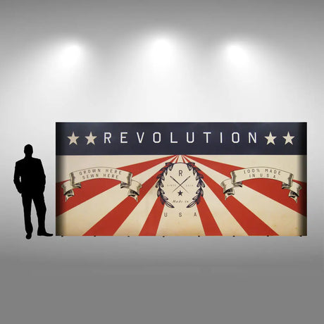 20 Ft Straight Pop Up Display - Do Tradeshow - Custom Trade Show Displays and Booths in Minnesota