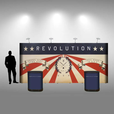 20 Ft Straight Pop Up Display - Do Tradeshow - Custom Trade Show Displays and Booths in Minnesota