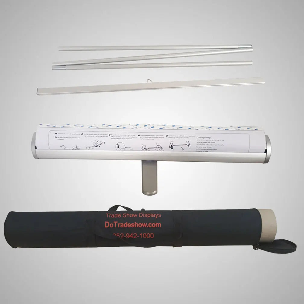 Retractable Banner Hardware - Triangle in Carrying Case - Do Tradeshow - Custom Trade Show Displays and Booths in Minnesota