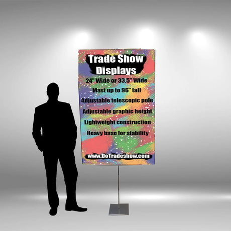 31.5" Adjustable Banner Stand DoTradeshow