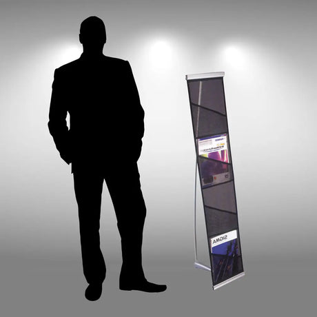 4-Pocket Economy Rollable Literature Display - Do Tradeshow - Custom Trade Show Displays and Booths in Minnesota