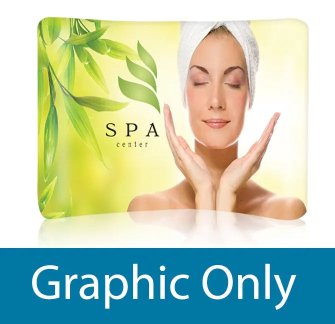 8 Ft EZ-Zip Display - Curved DoTradeshow