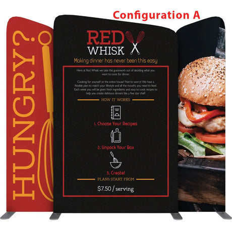 10ft EZ-Tube Configurations - 3 Parts DoTradeshow