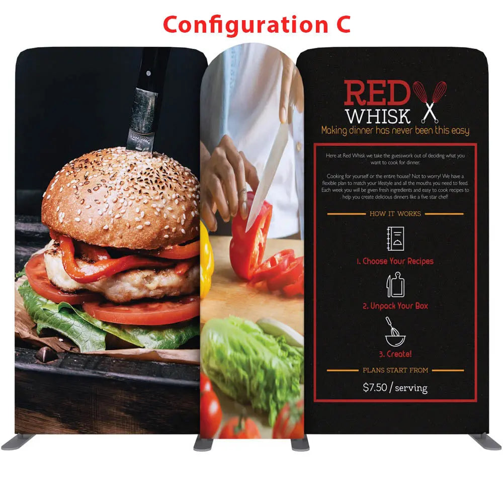 10ft EZ-Tube Configurations - 3 Parts DoTradeshow