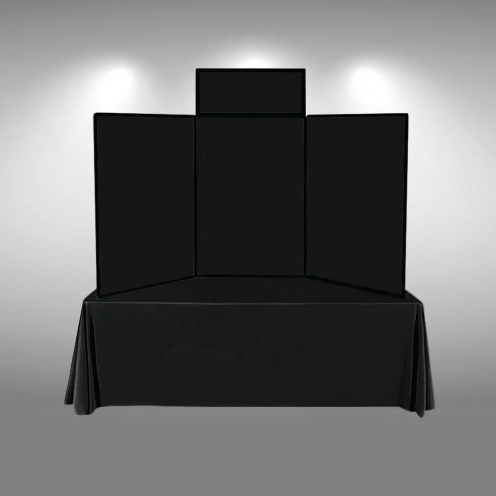 Hook-and-Loop Folding Panel Display with Header - Do Tradeshow - Custom Trade Show Displays and Booths in Minnesota