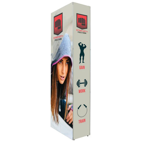 2.5 x 7.5 Light Wall Display DoTradeshow