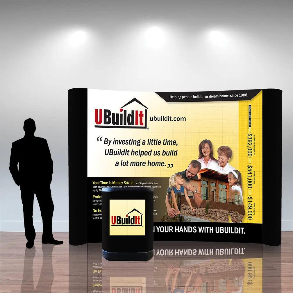 UBuildIt 10 Ft Pop Up Display - Do Tradeshow - Custom Trade Show Displays and Booths in Minnesota