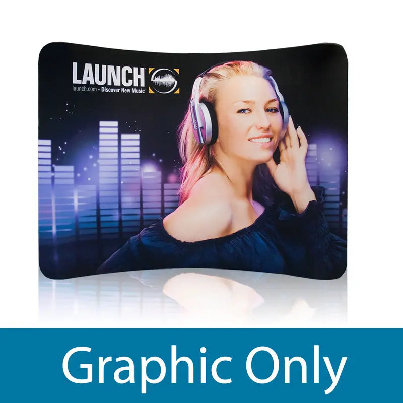 10 Ft EZ-Zip Display - Curved DoTradeshow