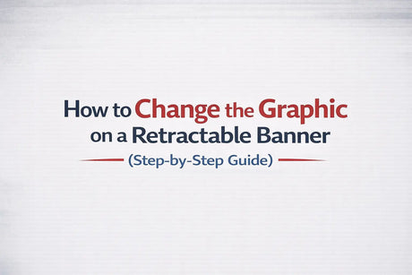 How to Replace the Graphic on a Retractable Banner DoTradeshow