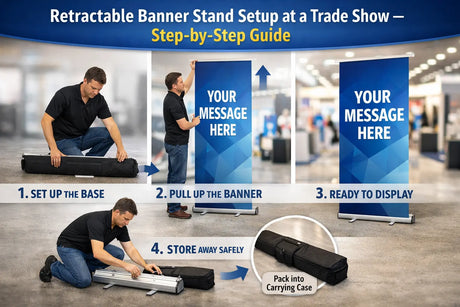 A Complete Guide to Setting Up and Storing Your Retractable Banner DoTradeshow