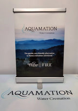 18" Eco Table Top Retractable Banner Stands DoTradeshow