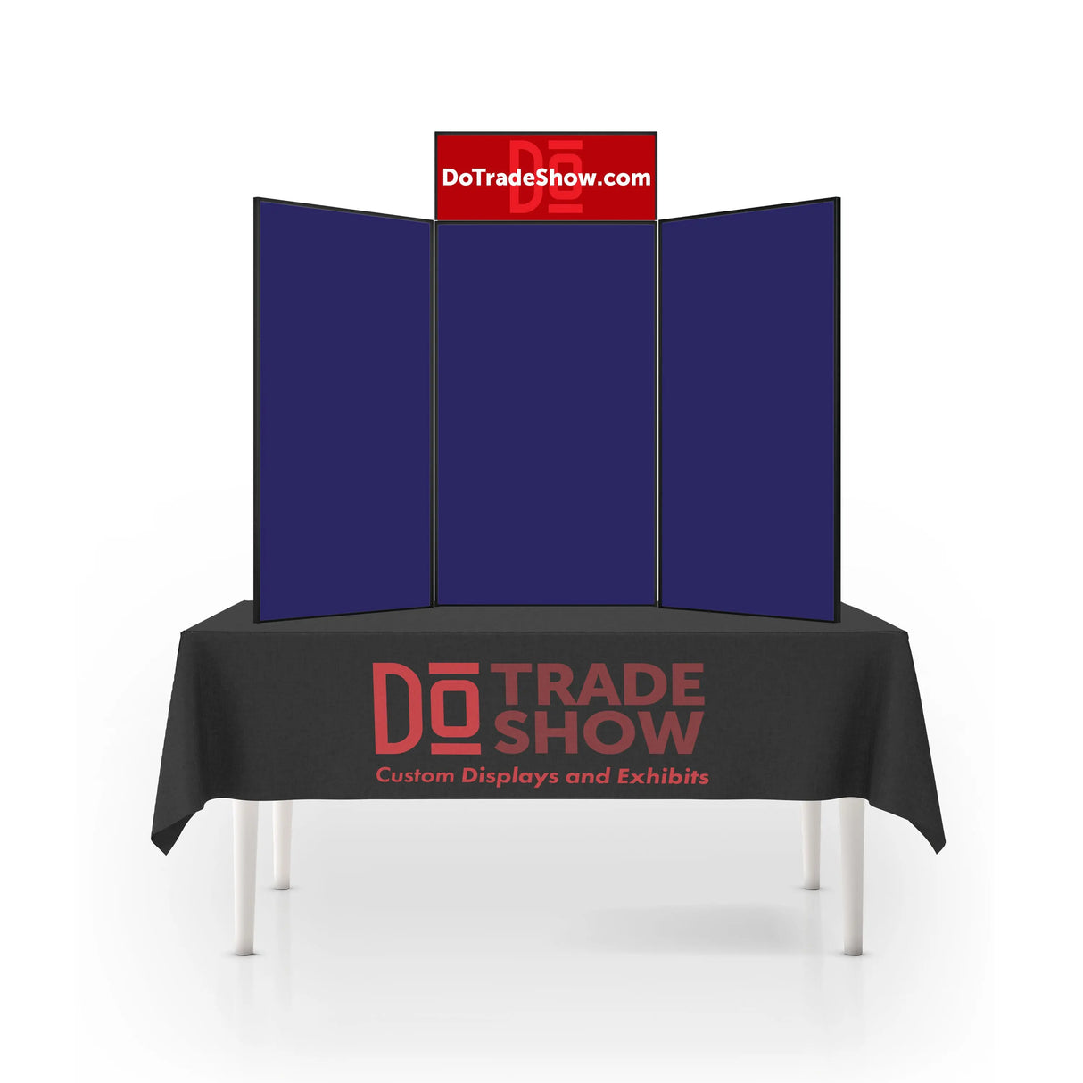 Graphic Header for Hook-and-Loop Folding Panel Display – DoTradeshow