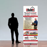 UBuildIt 33.5" Retractable Banner Stand