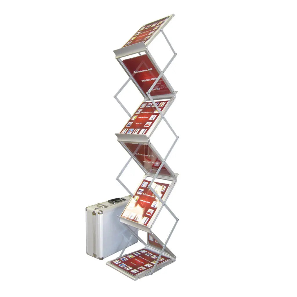 Z-Shaped Collapsible Literature Display – DoTradeshow
