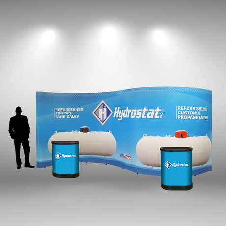20 Ft Serpentine Pop Up Display - Do Tradeshow - Custom Trade Show Displays and Booths in Minnesota