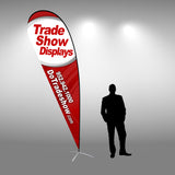 Tall Tear Drop Flag - Do Tradeshow - Custom Trade Show Displays and Booths in Minnesota