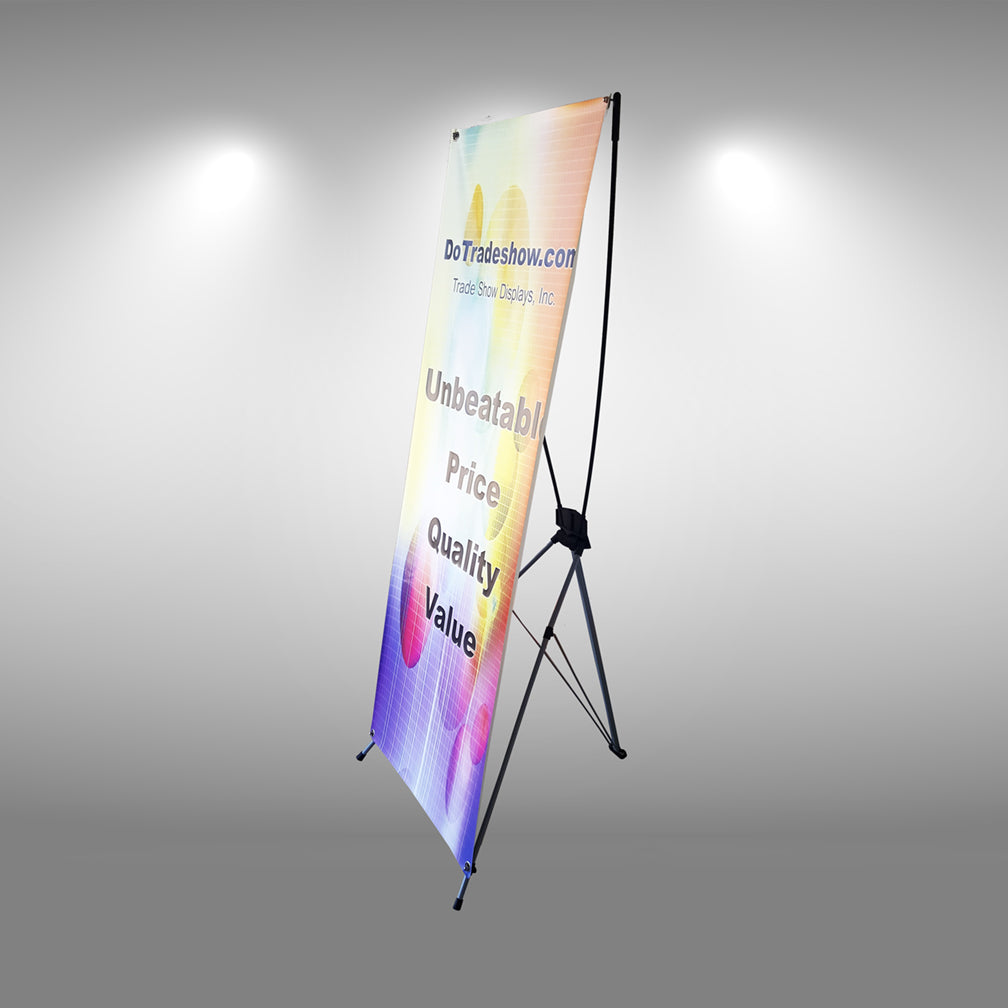 X-Framed Banner Stand - Do Tradeshow - Custom Trade Show Displays and Booths in Minnesota