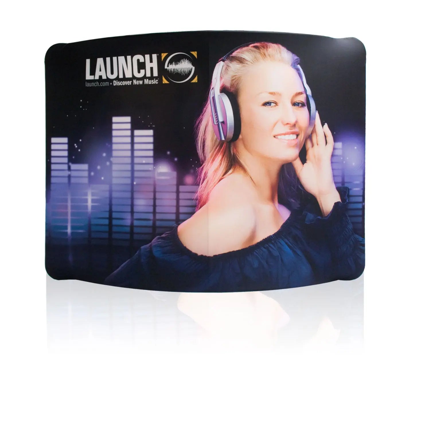10 Ft EZ-Zip Display - Curved for Effective Marketing in